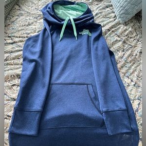 Women”s North face cowl neck tunic sweatshirt